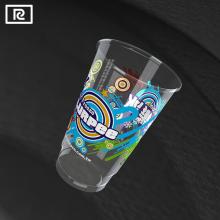 USDA ISO HACCP Certified PLA 24oz  bubble   tea   cup 