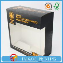  FSC  Ivory  paper  folding box with spot UV varnish for wine brand