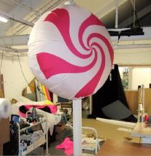 New Attractive hanging inflatable lollipop for display