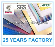 Many kinds of metalized paper
