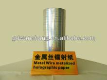 Metal Wire paper laser die cutting