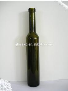Wholesale 375ml Antique green Ice wine glass bottles