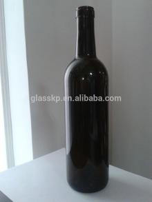 Hot Sale Empty Red Glass Wine Bottles No.w0005