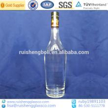 700ml new design high white vodka glass bottle