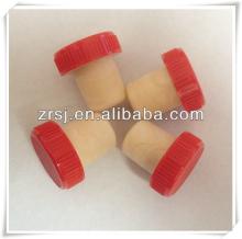 2014 HOT SALE!!!Plastic cap Synthetic cork for glass vodka bottle