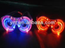 attractive colorful lollipop shape glasses W flashing led  light  for party costume accesories