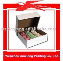 Rigid White Cardboard Cupcake  Box 