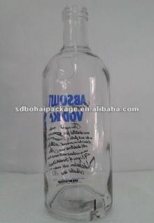 750 ml  vodka   glass   bottle 