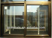 champagne colour sliding window champagne colour