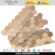 2014 new arrival champagne hexagon tiles in China