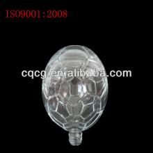 Football flint whiskey glass bottle