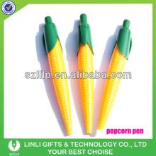 Promotional plastic corn pen from shenzhen factory