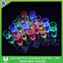 Customzied Logo Promotional Flashing Champagne Glass
