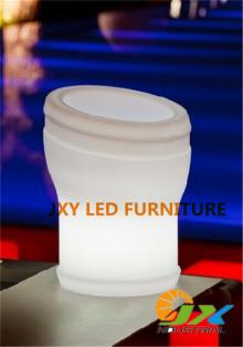 plastic led champagne bucket/nightclub led ice buckets/lighted led ice bucket