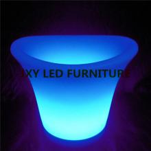 led beer ice bucket/led illuminated wine ice bucket/led champagne ice bucket