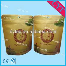 zip top aluminum foil fancy tea bags
