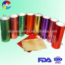 printed aluminium foil roll form chocolate packaging
