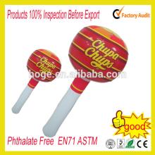 Promotional Printed Pvc Inflatable Lollipop stick