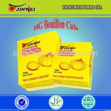 10G*60PCS*24BOXES/CTN MUSLIM HALAL ONION BOUILLON CUBE FOR AFRICA