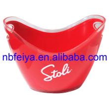custom plastic champagne bucket