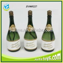 Champagne bottle blowing bubbles toy water bubble