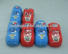 Pull back police car candy car toy