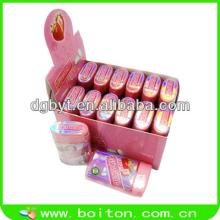 12g plastic dispenser strawberry candy toys