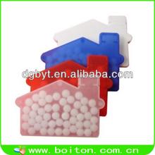 Christmas house shape mint card candy toys