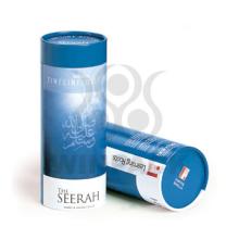 Cylinderical Blue Food Grade Paper Cardboard Tube For Tea / gift / coffee / dry food / underwear / c