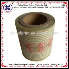 Custom printed confectionery twisting wax paper for chewing gum turbo