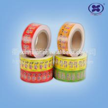colored printed wax paper