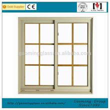 glass window champagne color aluminum sliding window for sale 097