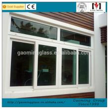 glass window champagne color aluminum sliding window supplier 100