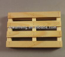 lowest price wooden pallet chewing gum pallet display stand