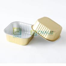 Golden/Silver Color Aluminium Foil Container for Wet Pet-food