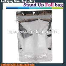 moisture barrier aluminum sealed silver foil coffee tea bags