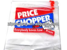 Pe reclosable slider bag with custom printing