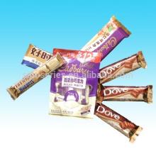customizable back sealing laminated material and moisture proof bag for chocolate bar