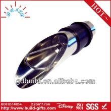 silicone  rubber  wine bottle stopper stainless steel wine bottle stopper