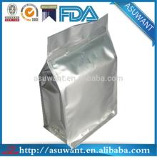 FDA approval flat /square bottom plastic foil bags