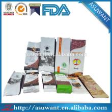 coffee bag with tin-tie and valve/coffee packing bag wholesale
