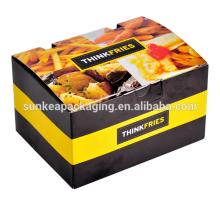 custom  print ed fast food boxes of high grade paper  board 