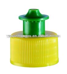 plastic pull push cap for bottle