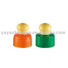 plastic bottle cap  push   pull 