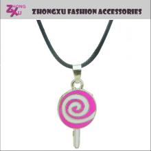 new cheap and popular custom cute lollipop necklace wholesale