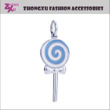 new wholesale sweet metal lollipop charm