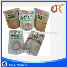 custom printed stand up  pouch  with  zipper 