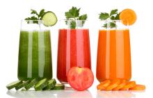 Fruits and vegetables concentration juice