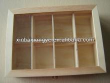  wooden   tea   box  with compartments