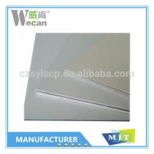 Champagne silver aluminum plastic composite panel with competitive price for outdoor or indoor mater